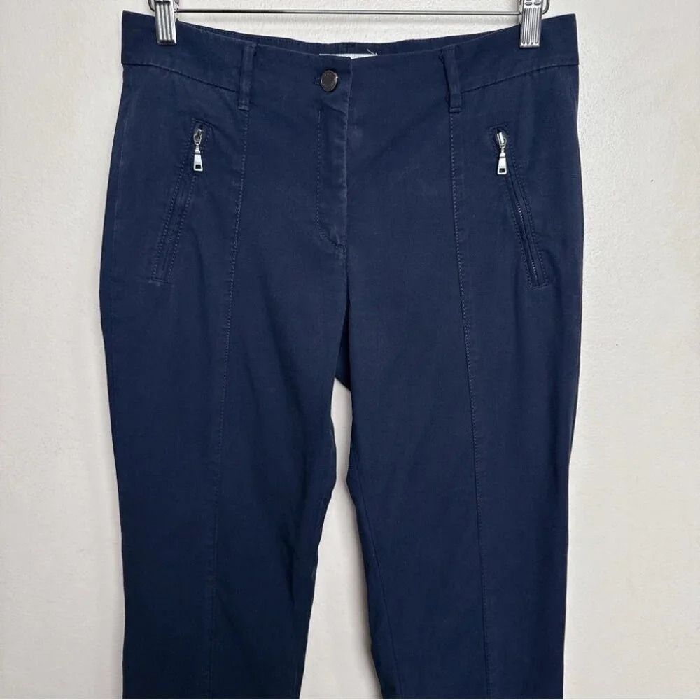 BRAX Womens 29 Malia Mt Zip Navy Pant - Picture 2 of 14